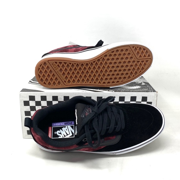 VANS Kyle Walker Corduroy Shoes Black Suede Low Top Women's Sneakers VN0A5JIEX4C - Picture 5 of 11